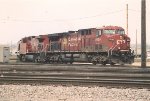 Eastbound grain train approaches the junction